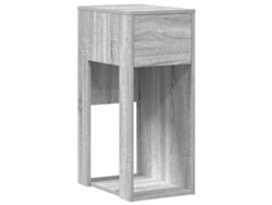 Torre de ordenador con cajón, gris, Sonoma MAISON EXCLUSIVE (30 x 44 x 74 cm)