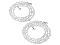 2 Correas De Acrílico Y Metal Para Bolsos, Accesorio Decorativo Para Mujer, 1,2 M