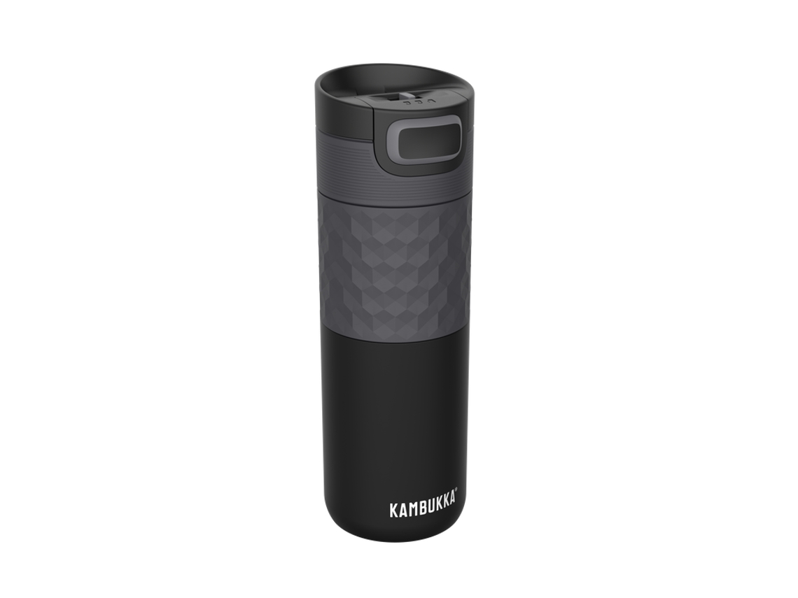 KAMBUKKA Botella térmica de acero negro Etna 500ml