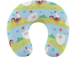 Almohada Viaje Cuello – Espuma Viscoelástica Viscoelástica Fácil Relajación Cómodos Familia.brfácil
