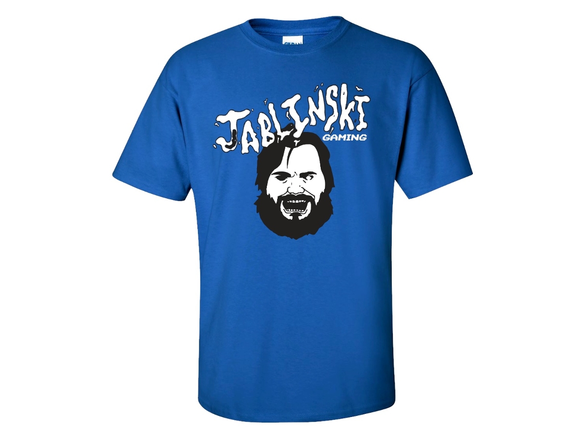 Jablinski Jablinski Gaming Blue T-shirt Rockinstone Unisex Adults Best Sellers Size:l