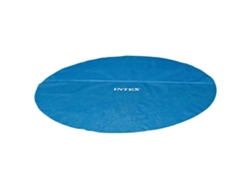 Cubierta solar de piscina INTEX Azul Polietileno (538 × 538 cm)