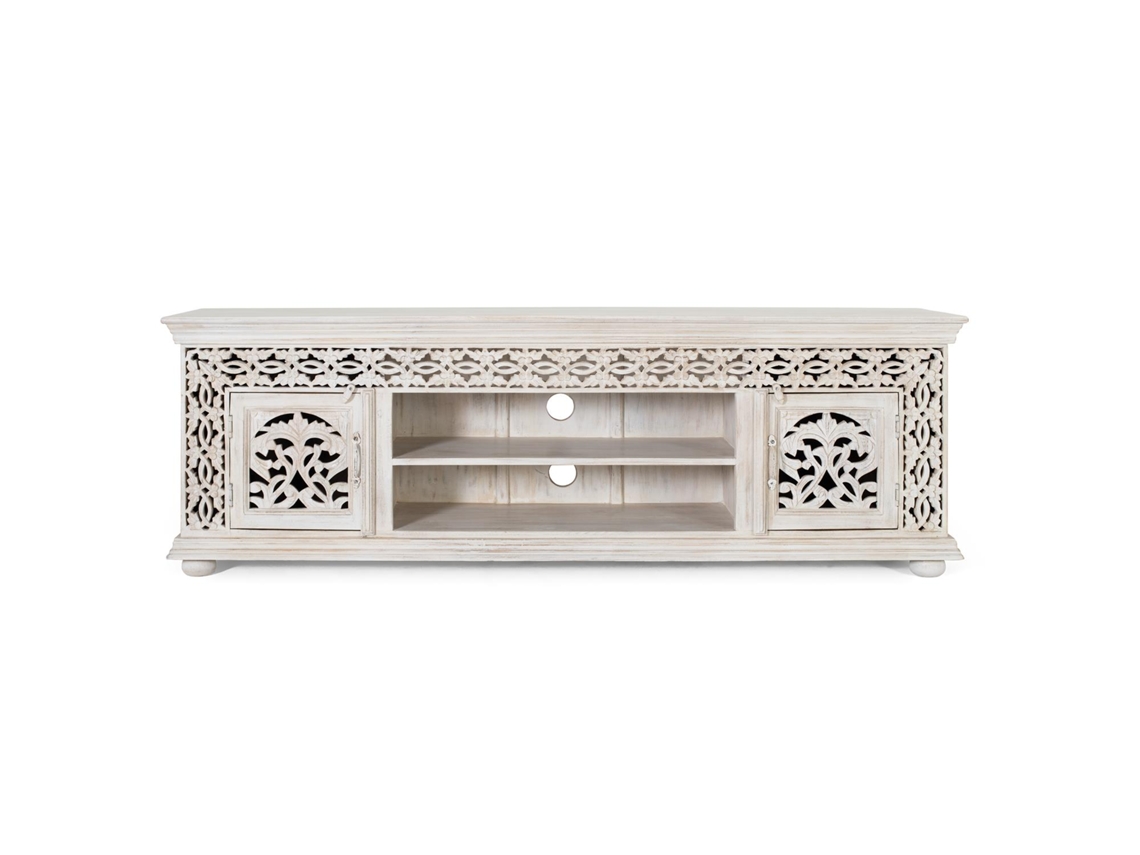 MUEBLE DE TV - AUDIO Blanco.GINER Y COLOMER 60x40x180