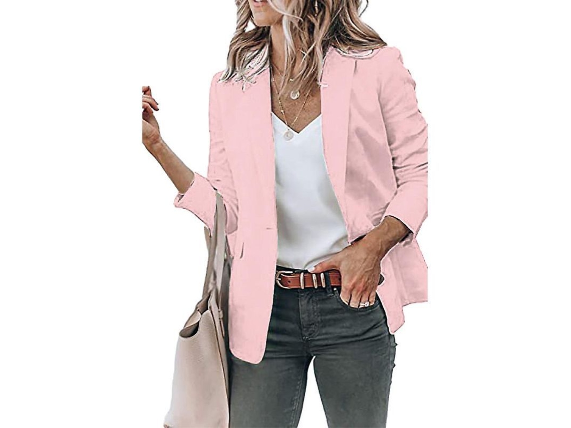 2026-chaqueta Casual De Mujer Para Traje Con Solapa Slim Fit Outerwear Para Ocasiones Laborales Y Cotidianas Primavera Otoño