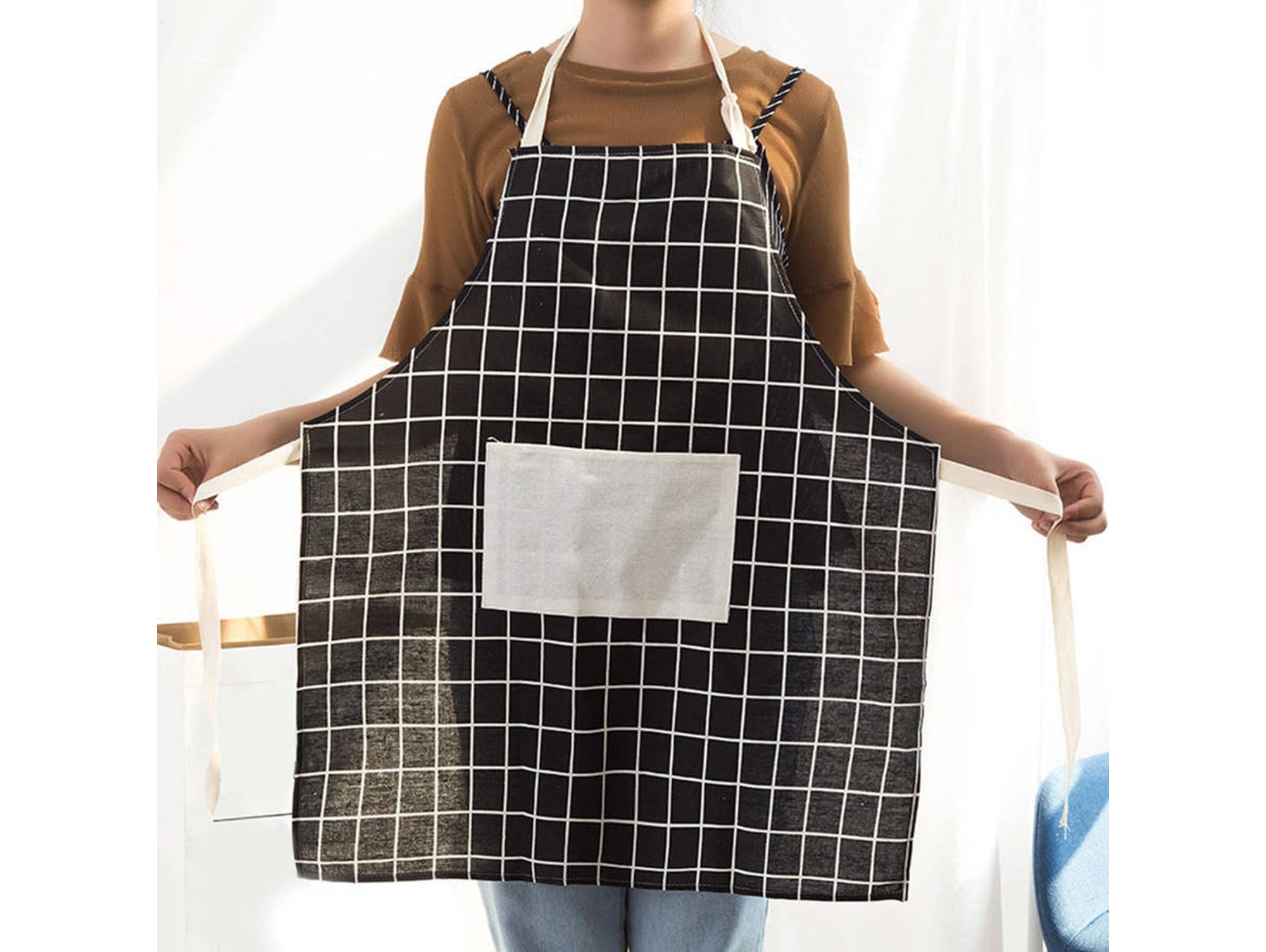 Delantal de Algodón HEAN Negro (77x60cm)
