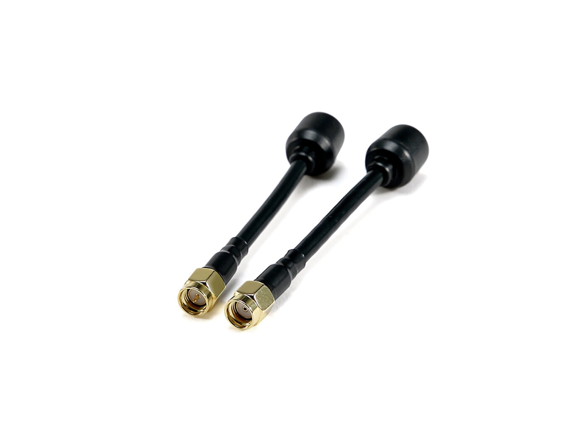 peças de antena macho tipo pirulito para FPV, 5,8 GHz, 3,5 dBi, 85 mm, RP-SMA, SMA-LHCP, para óculos FPV e drones. MDUG