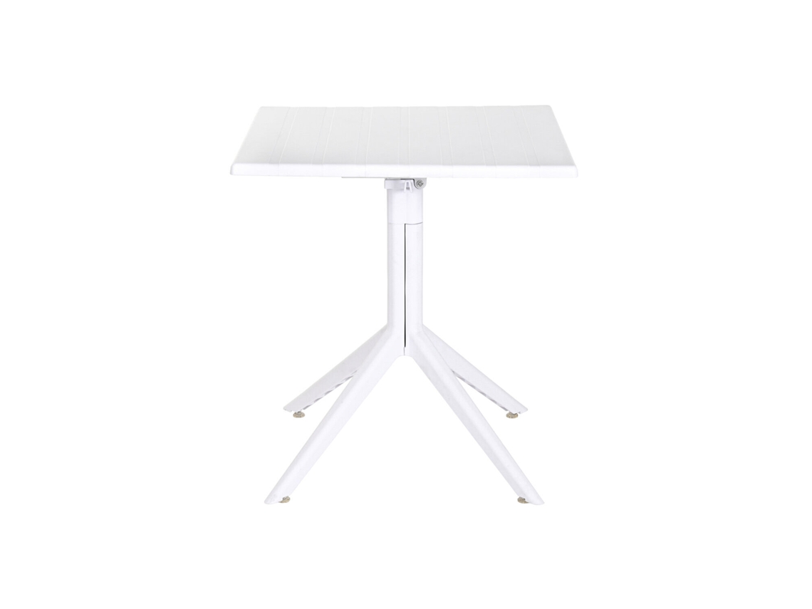 Mesa Metal Pp Reciclado Blanco 70x70x75cm