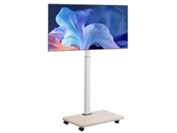 Soporte de TV móvil con ruedas para 32 70, altura ajustable, giratorio y compatible con VESA Tekmaquinas