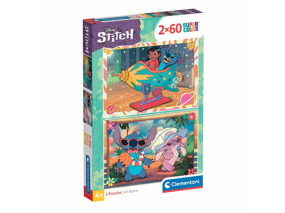Puzzle Clementoni 2x60 Pecas Disney Stitch 24822