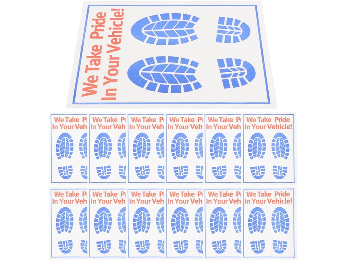 Alfombrillas Desechables De Papel Para Coche, Paquete De 40 Hojas Universales, Protección Práctica Para El Interior Del Vehículo.