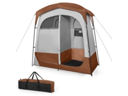 Tenda de privacidade para exterior com 2 compartimentos e cobertura de chuva removível NORTHIX