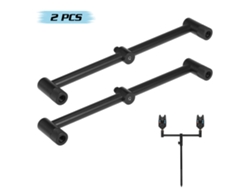 Soporte Para Cañas De Pesca De Carpa Con Sistema De Advertencia De Picada, Acero Y Aluminio, 1 O 2 Unidades.