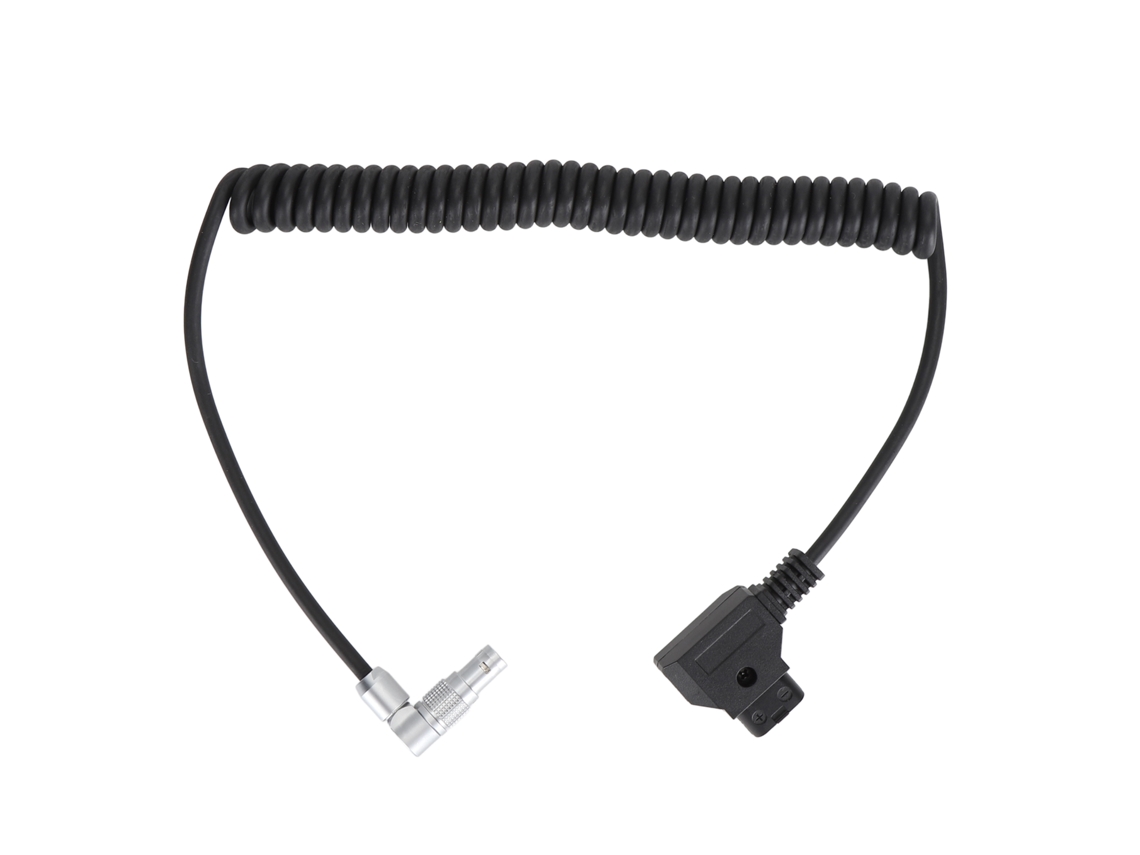 2026-cable De Alimentación Para Cámara Slr, Conector De 2 Pines Hembra A D Tap, Giratorio, Angulo Recto