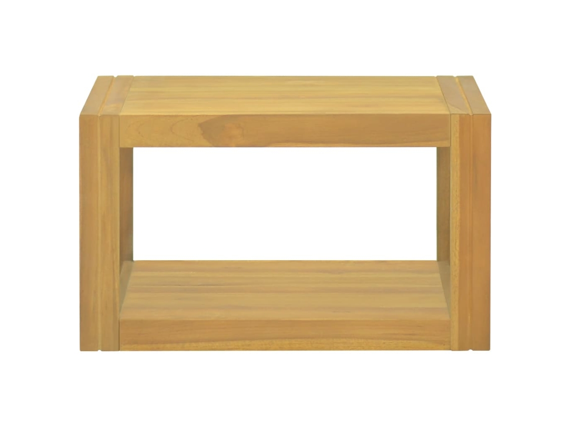 Armario De Baño De Pared Madera Maciza De Teca 60x45x35 Cm