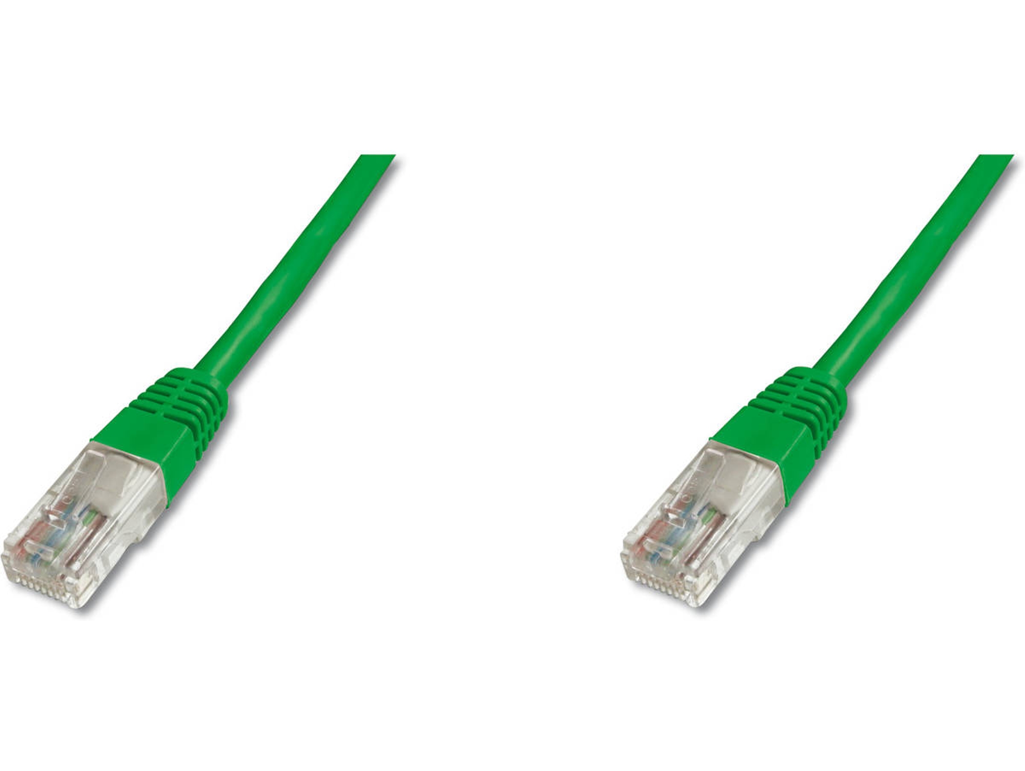 Cable de Red DIGITUS (RJ45 - 7 m - Verde)
