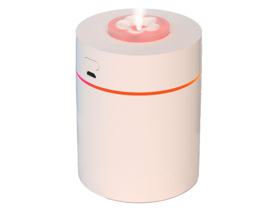 Mini humidificador para dormitorio, humidificador de vapor frío con luz de 7 colores y apagado automático.