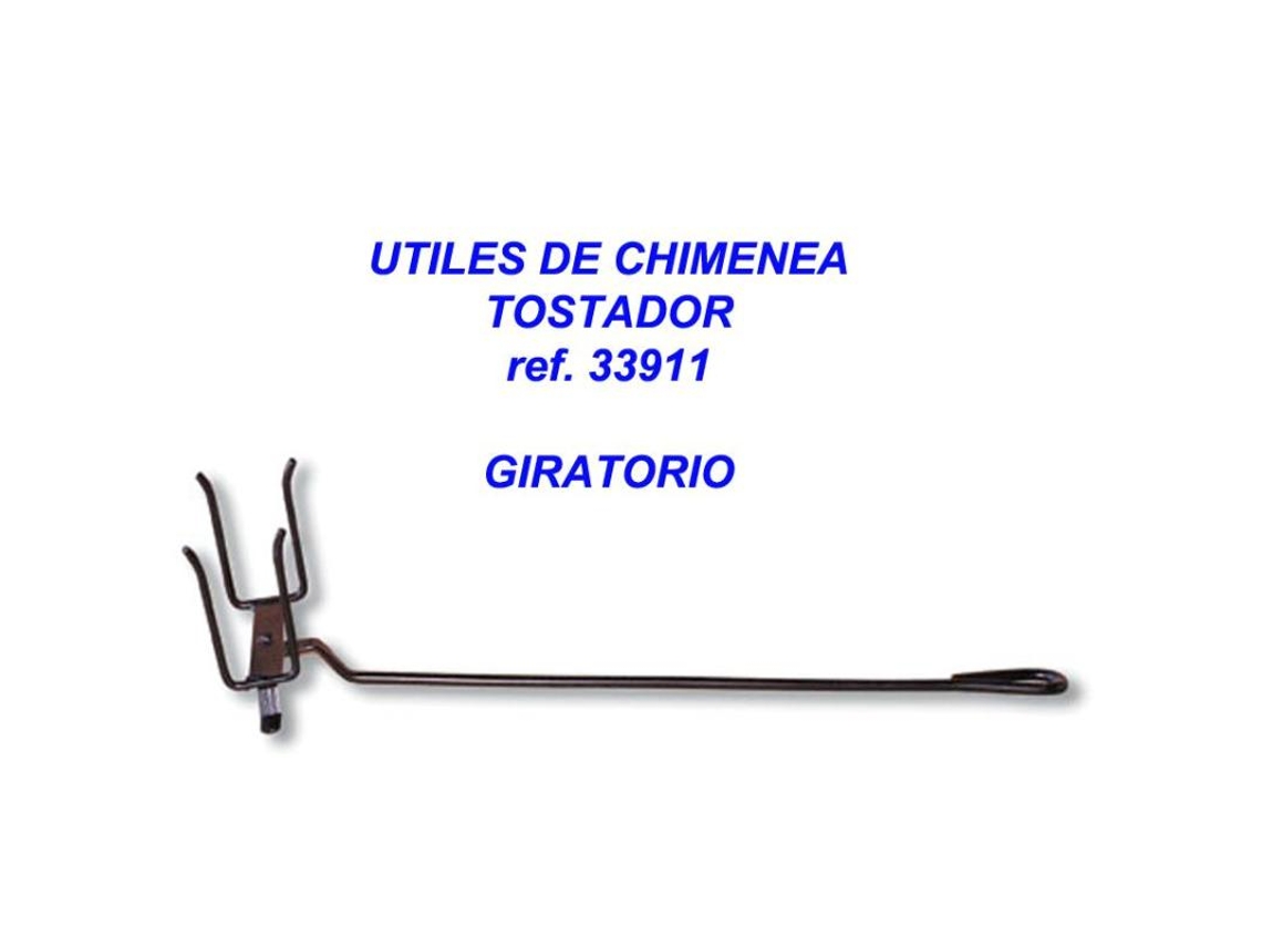 Utiles chimenea tostador giratorio 450 mm   33911