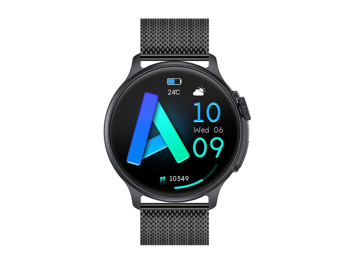Smartwatch YIZHOOD TE448 1.43'' HD Pantalla Amoled Más de 100 Modos Deportivos Ip68 Resistente al Agua Negro