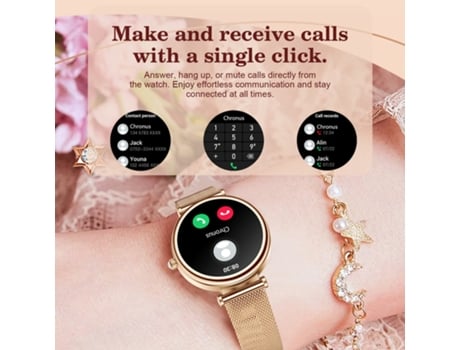 Smartwatch CHRONUS 1.2''Tft I109 Bluetooth Llamada Plata