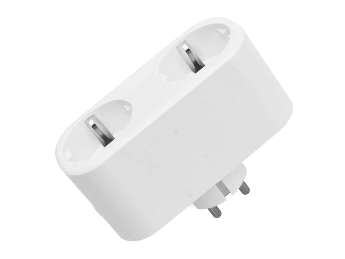 2026-as-socket Wifi Inteligente 2 En 1 Control Por Voz Tomacorriente Wifi Hogar Inteligente 16a Máximo