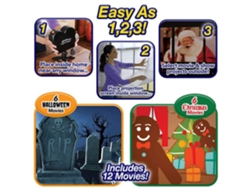 Proyector De Ventana Con 12 Películas De Navidad/halloween, Luces, Proyector De Tv, Nuevo, Normativa Europea.