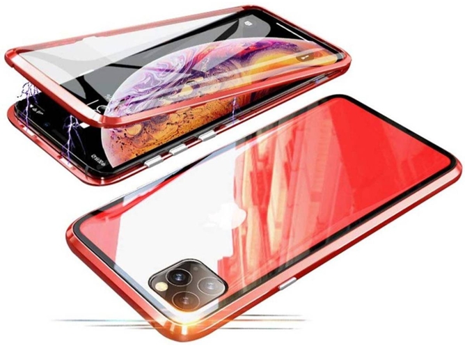 Funda iPhone X, XS WJS 360 Rojo