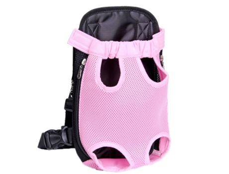 ELKUAIE Transportín para mascotas, transportador frontal ajustable para perros y gatos, bolsa de viaje