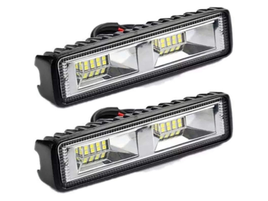 Luz De Trabajo Led De 24v/12v 48w 16 Led, Resistente Al Agua Ip67, Para Coche, Motocicleta, Camión, Atv, Suv, Tractor Y Todoterreno.