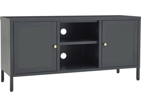 Mueble para la televisión VIDAXL Antracita Acero (105x35x52 cm)