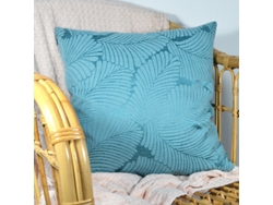 Funda de cojín Mimosa azul turquesa BOD HOME