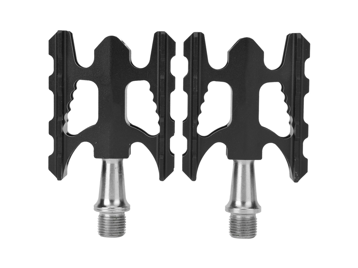 Pedal De Bicicleta Con Rodamiento De Aleación De Aluminio Ultraligero Para Bicicletas De Montaña Y Otras Bicicletas, Color Negro.