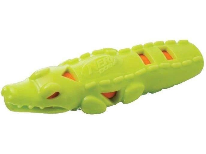 Mordedor para Perros NERFDOG Caimán Goma Verde