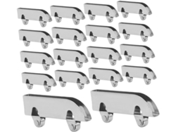 50 Poleas Para Puertas Corredizas De Vidrio, Rodillos Metálicos