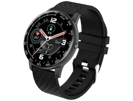 Smartwatch MDUG Monitor de Frequência Cardíaca Preto