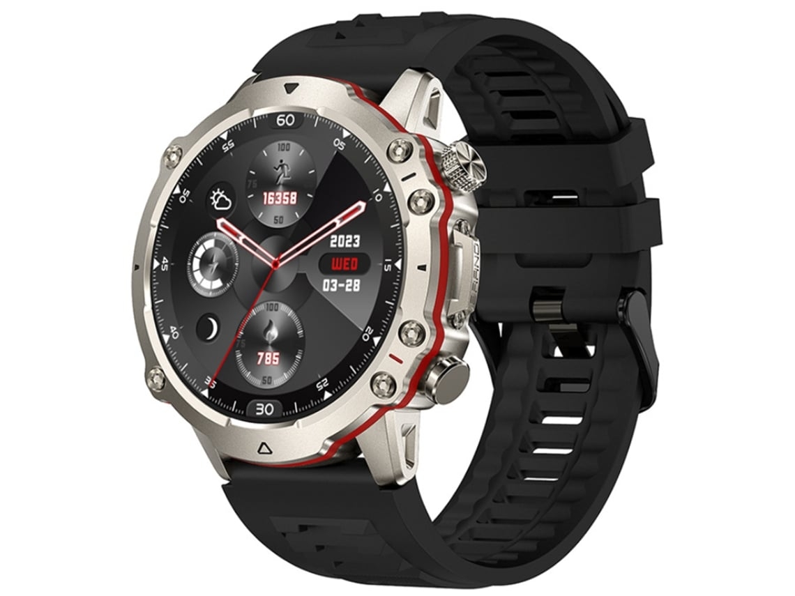 Reloj inteligente AMOLED Yunzii, reloj deportivo resistente al agua, rastreador de actividad física con Bluetooth, frecuencia cardíaca, presión arterial y más.