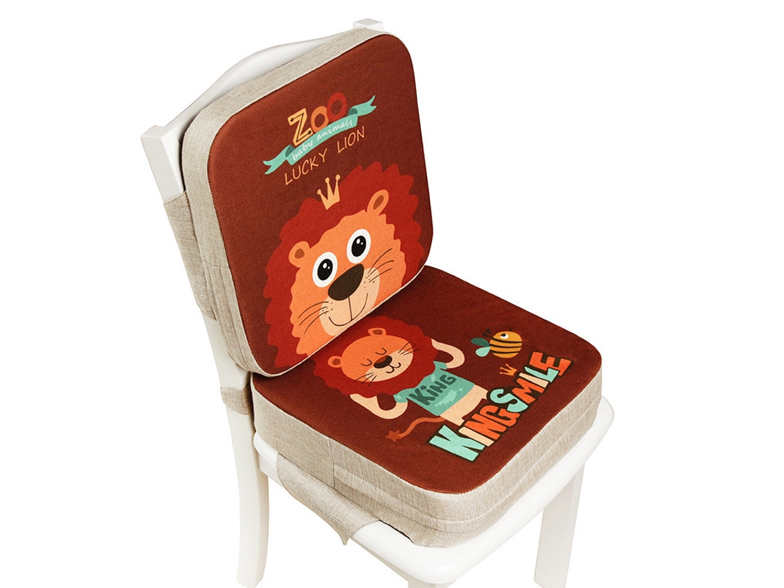 Asiento elevador Chrui para niños, silla de comedor, 510 cm (león)
