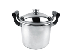 Sartén De Acero Inoxidable Gruesa Y Profunda De Gran Capacidad Para Placas De Inducción De 20 Cm/7,9 Pulgadas
