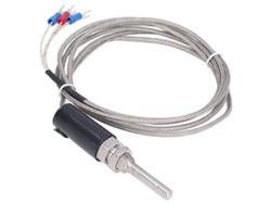 2026dz-sensor De Temperatura Impermeable Pt100 Termistor Sonda Con Cable Blindado Wzpt‑10