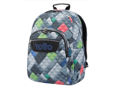 Mochila Escolar TOTTO 8 a 12 Años Acuarela 4Yp