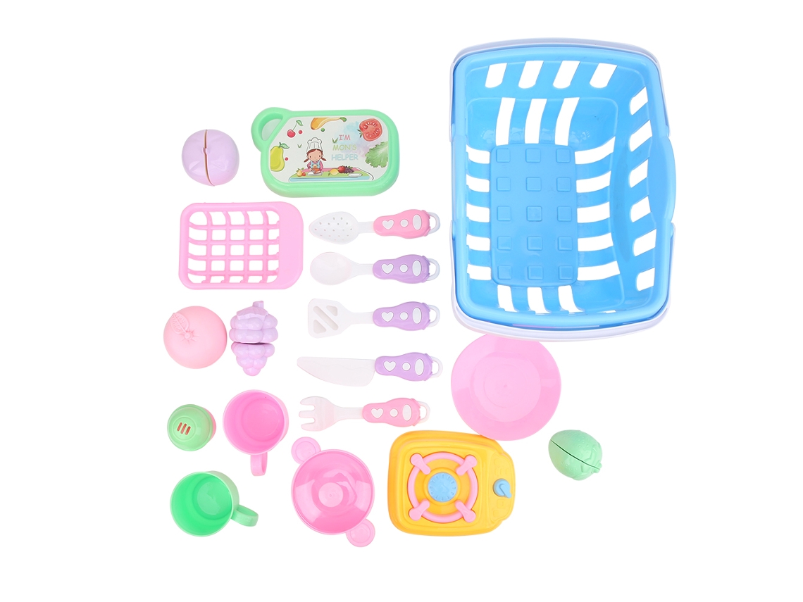 Dan26-juguete De Cocina Simulada Para Niños, Kit De Frutas Y Verduras Imitadas, Juego De Imaginación Educativo 18pcs A401-1