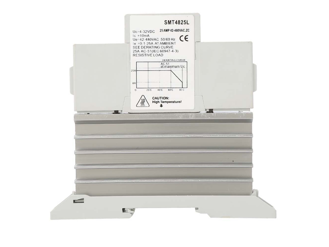 2026velora-módulo De Relé De Estado Sólido Ultra Fino Monofásico Smt4810l Com Base (smt4825l)