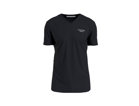 Camiseta CALVIN KLEIN (S - Negro)