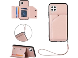 Estuche Folio Slots Prime Ouro para Huawei P Smart Z/Y9 Prime 2019 HONGWE. Rosa