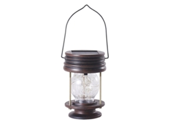 Rebe-47925-lámpara Solar Jardín Antigua Impermeable Con Luz Cálida Diseño Retro Ipx4