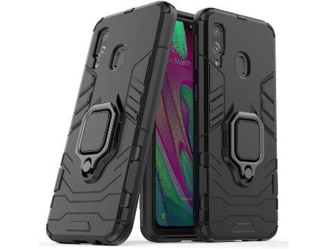 Carcasa Samsung Galaxy A40 G4M Protección Militar Magnética Negro