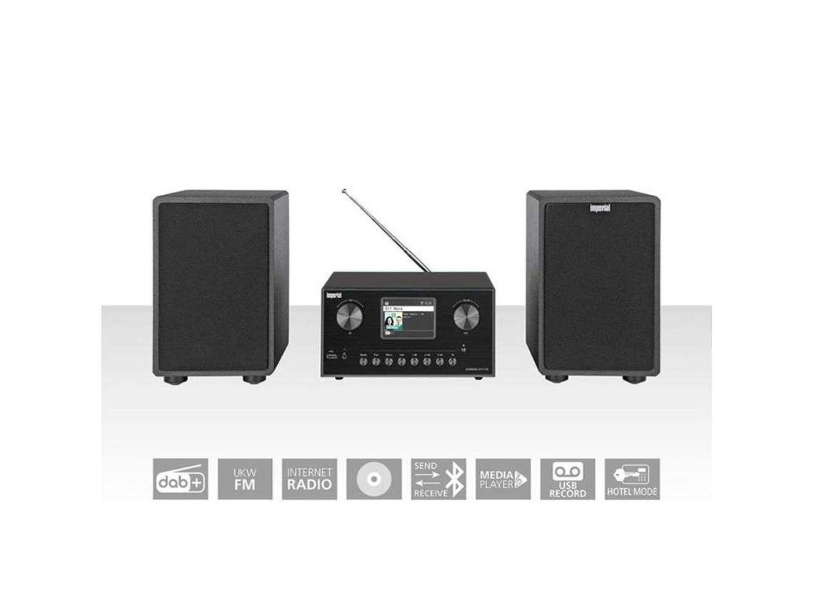 Radio Estéreo Dab Fm Cd Bluetooth Dlna Nfc Con Mando A Distancia Compatible IMPERIAL Dabman I310 Cd Internet