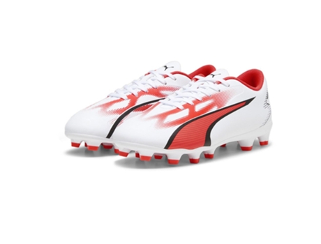Botas de fútbol Unisex para Fútbol PUMA Ultra Play Fg Blanco (28)