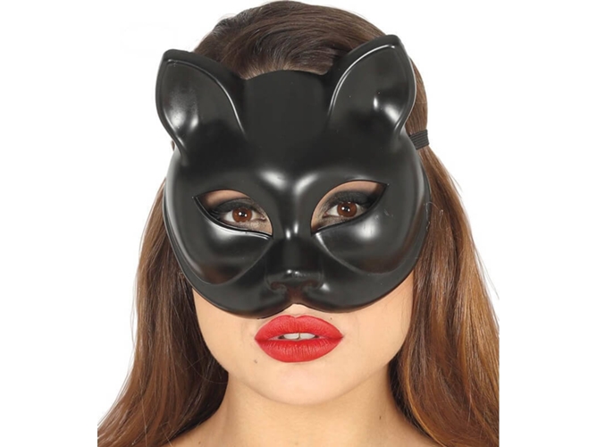 Máscara DISFRAZZES Gata Negra (Talla: Talla Universal)