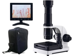 Microscopio Digital Hd Profesional Con Tv, Av Y Usb, Pantalla Lcd De 8".