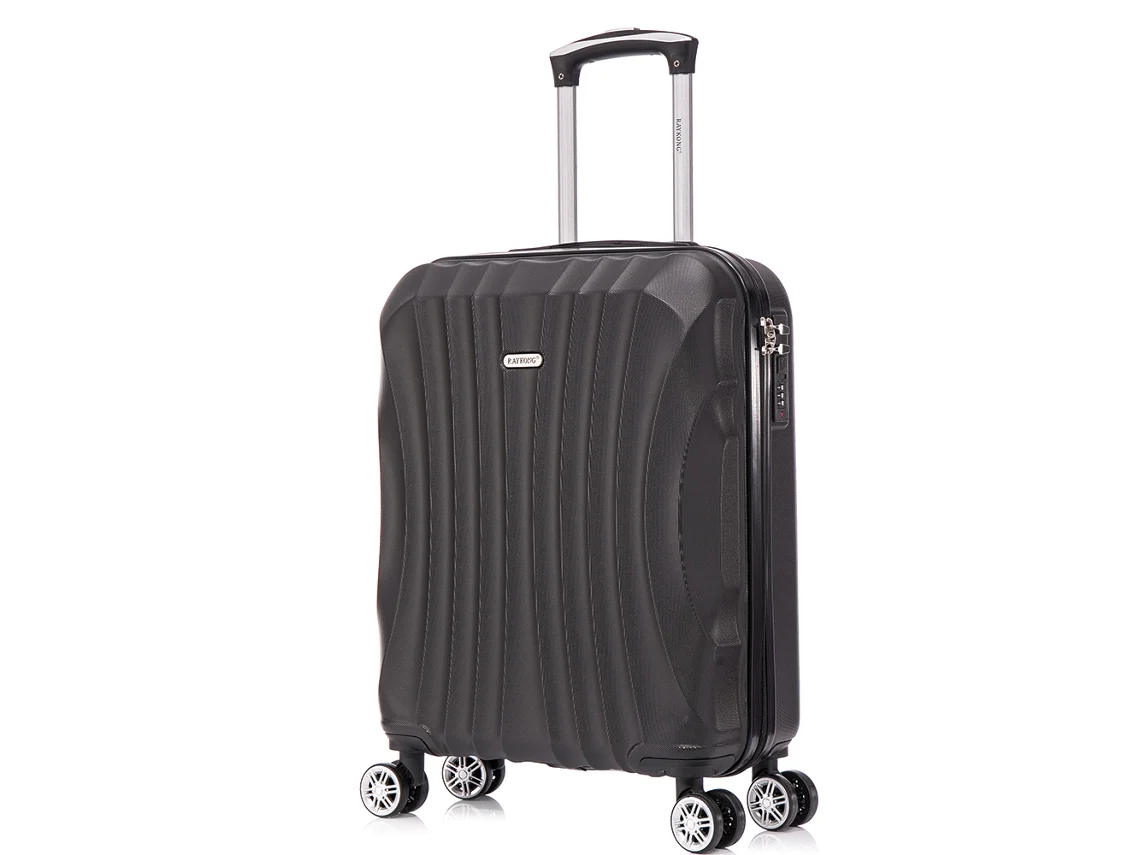 Maleta Cabina ABS RAYKONG Semi-rígida Negro (55 x 38 x 23 cm - 45L)